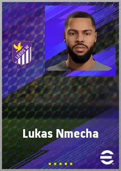 Lukas Nmecha eFootball 2026 player card, 75 OVR CF