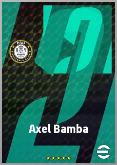 Axel Bamba eFootball 2026 player card, 70 OVR CB