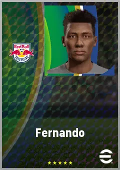 Fernando eFootball 2026 player card, 72 OVR CF