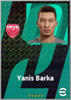 Yanis Barka eFootball 2026 player card, 67 OVR SS