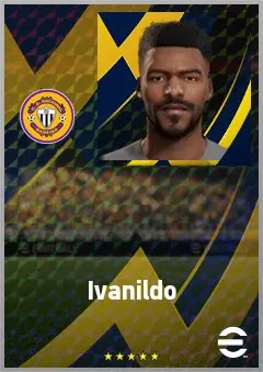 Ivanildo eFootball 2026 player card, 69 OVR CB