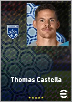 Thomas Castella eFootball 2026 player card, 66 OVR GK