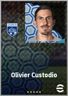 Olivier Custodio eFootball 2026 player card, 68 OVR DMF