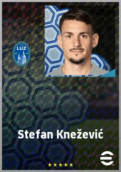 Stefan Knežević eFootball 2026 player card, 70 OVR CB