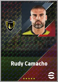 Rudy Camacho eFootball 2026 player card, 71 OVR CB