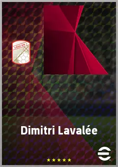 Dimitri Lavalée eFootball 2026 player card, 70 OVR CB