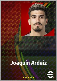 Joaquín Ardaiz eFootball 2026 player card, 72 OVR CF