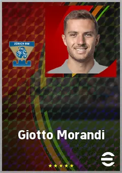 Giotto Morandi eFootball 2026 player card, 68 OVR AMF