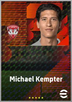 Michael Kempter eFootball 2026 player card, 67 OVR LB