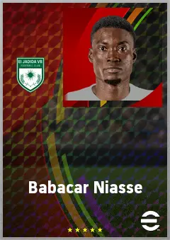 Babacar Niasse eFootball 2026 player card, 70 OVR GK