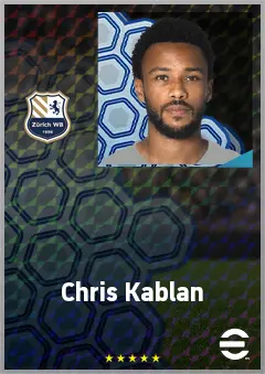 Chris Kablan eFootball 2026 player card, 67 OVR RB