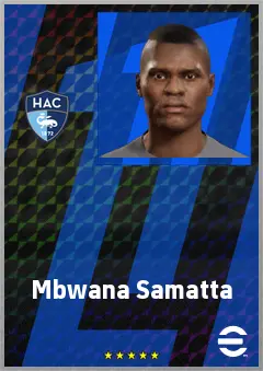 Mbwana Samatta eFootball 2026 player card, 72 OVR CF