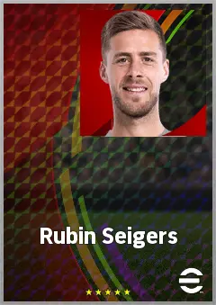 Rubin Seigers eFootball 2026 player card, 68 OVR CB