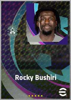 Rocky Bushiri eFootball 2026 player card, 71 OVR CB