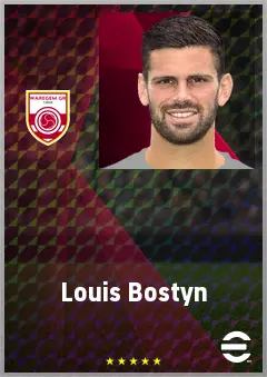 Louis Bostyn eFootball 2026 player card, 67 OVR GK