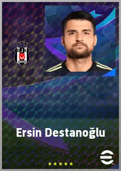 Ersin Destanoğlu eFootball 2026 player card, 72 OVR GK