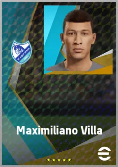 Maximiliano Villa eFootball 2026 player card, 69 OVR RB