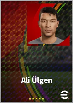 Ali Ülgen eFootball 2026 player card, 66 OVR RB
