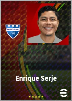 Enrique Serje eFootball 2026 player card, 70 OVR DMF
