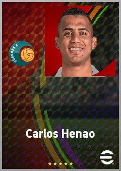 Carlos Henao eFootball 2026 player card, 72 OVR CB
