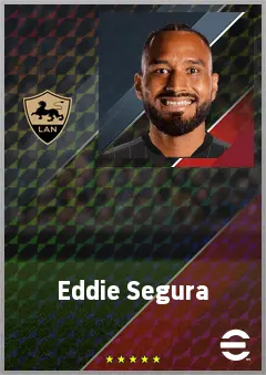 Eddie Segura eFootball 2026 player card, 73 OVR CB