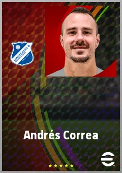 Andrés Correa eFootball 2026 player card, 70 OVR LB