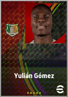 Yulián Gómez eFootball 2026 player card, 70 OVR LB