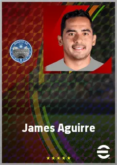 James Aguirre eFootball 2026 player card, 72 OVR GK
