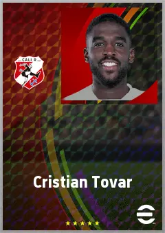 Cristian Tovar eFootball 2026 player card, 70 OVR CB