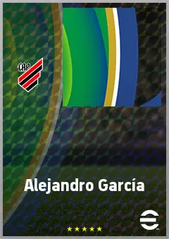 Alejandro García eFootball 2026 player card, 70 OVR AMF