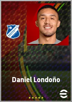 Daniel Londoño eFootball 2026 player card, 70 OVR LB
