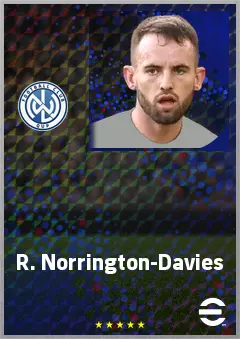 R. Norrington-Davies eFootball 2026 player card, 70 OVR LB