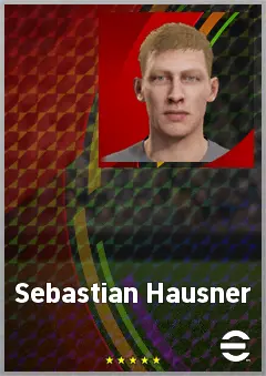 Sebastian Hausner eFootball 2026 player card, 68 OVR CB