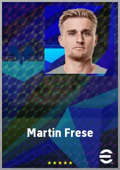 Martin Frese eFootball 2026 player card, 72 OVR LB