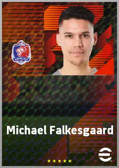 Michael Falkesgaard eFootball 2026 player card, 68 OVR GK