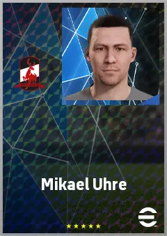 Mikael Uhre eFootball 2026 player card, 73 OVR CF