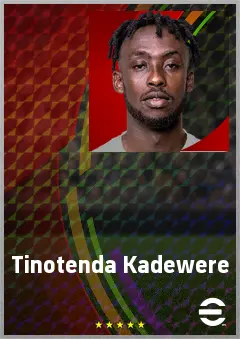 Tinotenda Kadewere eFootball 2026 player card, 71 OVR CF