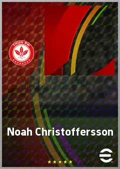 Noah Christoffersson eFootball 2026 player card, 66 OVR CF