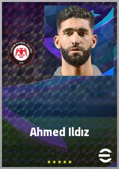 Ahmed Ildız eFootball 2026 player card, 68 OVR CMF