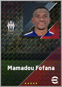 Mamadou Fofana eFootball 2026 player card, 72 OVR CB