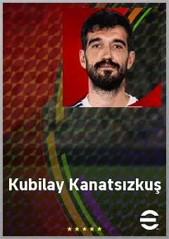 Kubilay Kanatsızkuş eFootball 2026 player card, 68 OVR CF