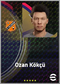 Ozan Kökçü eFootball 2026 player card, 69 OVR LWF