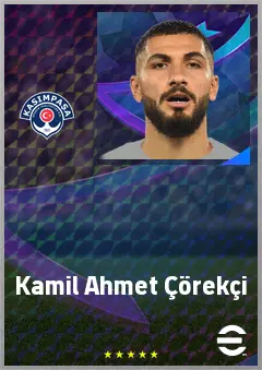 Kamil Ahmet Çörekçi eFootball 2026 player card, 69 OVR RB