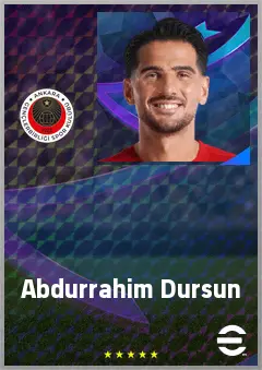 Abdurrahim Dursun eFootball 2026 player card, 67 OVR LB