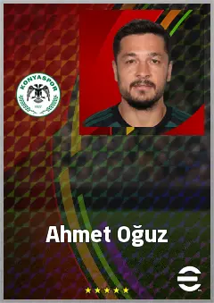 Ahmet Oğuz eFootball 2026 player card, 70 OVR RB