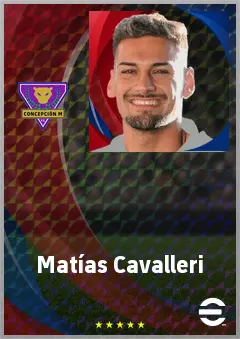 Matías Cavalleri eFootball 2026 player card, 67 OVR RWF
