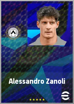 Alessandro Zanoli eFootball 2026 player card, 73 OVR RB