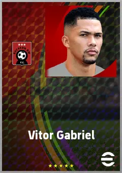 Vitor Gabriel eFootball 2026 player card, 68 OVR CF