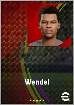 Wendel eFootball 2026 player card, 70 OVR CF