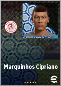 Marquinhos Cipriano eFootball 2026 player card, 67 OVR LB